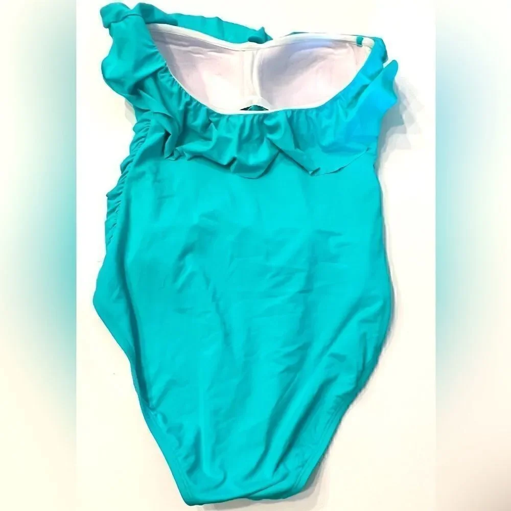 Bleu Rod Beattie ruffled bandeau